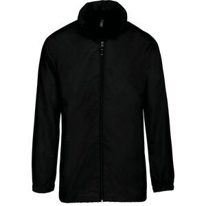 Kariban Unisex Adult Plain Windbreaker / Black